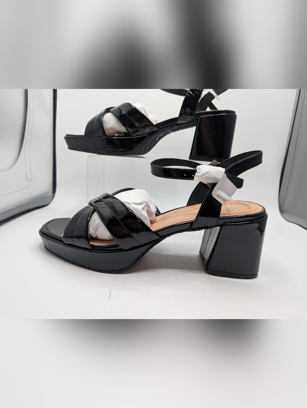 Donna Platform Sandals -10WW - Picture 9 of 14